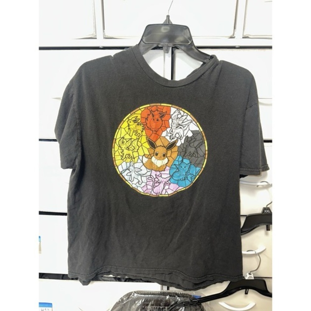 Pokemon Eeveelutions Tshirt Size large Unisex Black